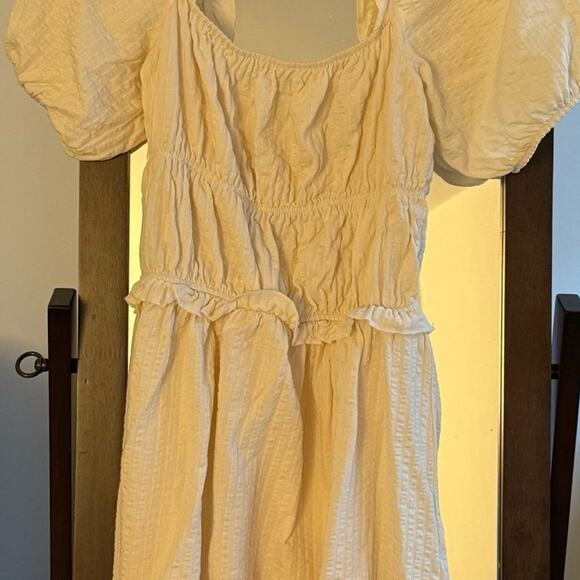 & other stories Voluminous Puff Sleeve Mini Dress - Picture 5 of 6